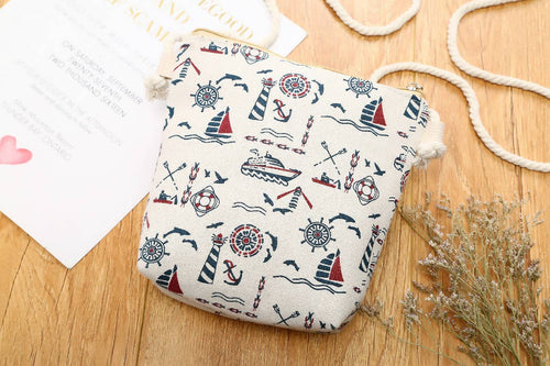 Shine Mark Accessories - Sea World Crossbody Bag With Rope Strap