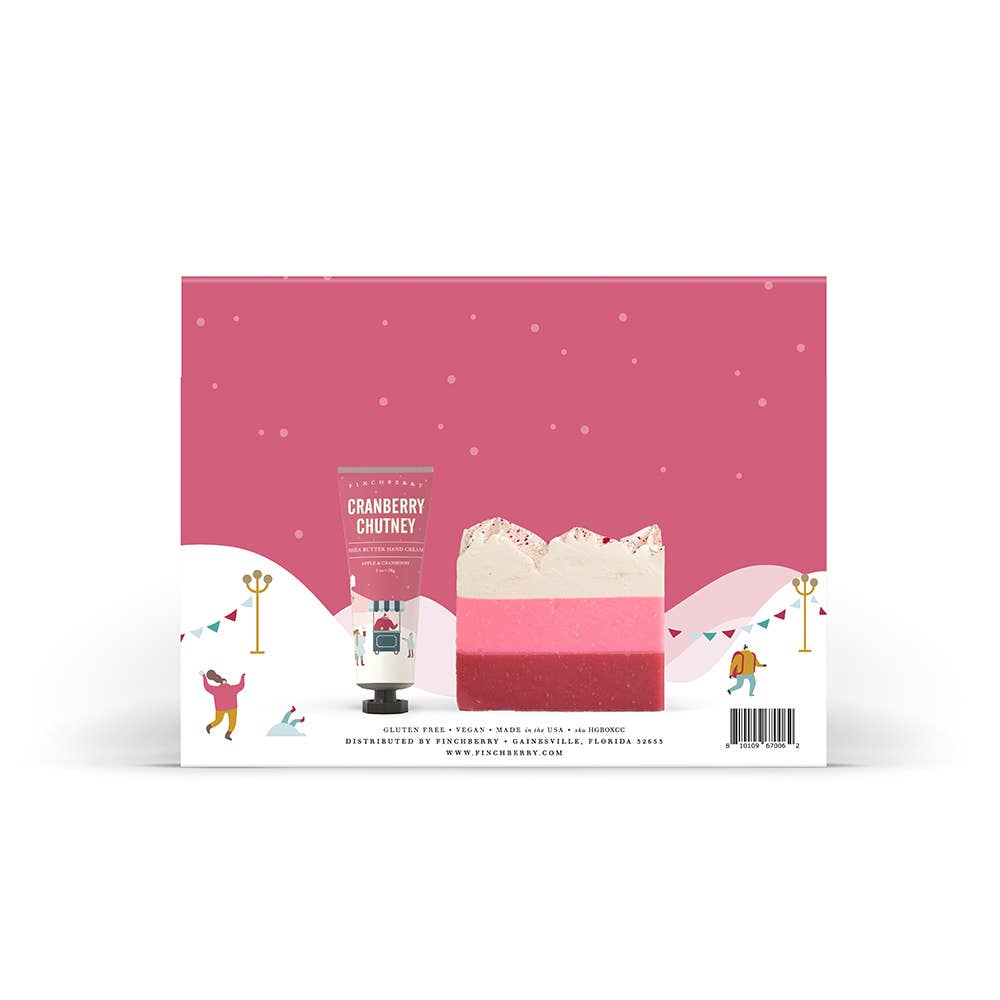 FinchBerry - Cranberry Chutney - 2 Pc Holiday Gift Box - Stocking Stuffer