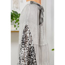 YOUNG THREADS - Woodstock Flair Tiered Bell Bottom Patchwork Pants