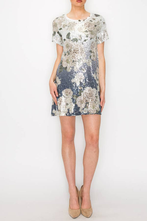 Origami Apparel ~  Lace and Crochet inspired - OLS-4691SIL-DD NV FL