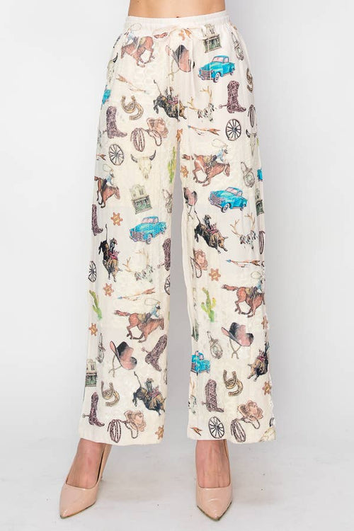 Origami Apparel ~  Lace and Crochet inspired - OLS-4703 BG/WILDWEST