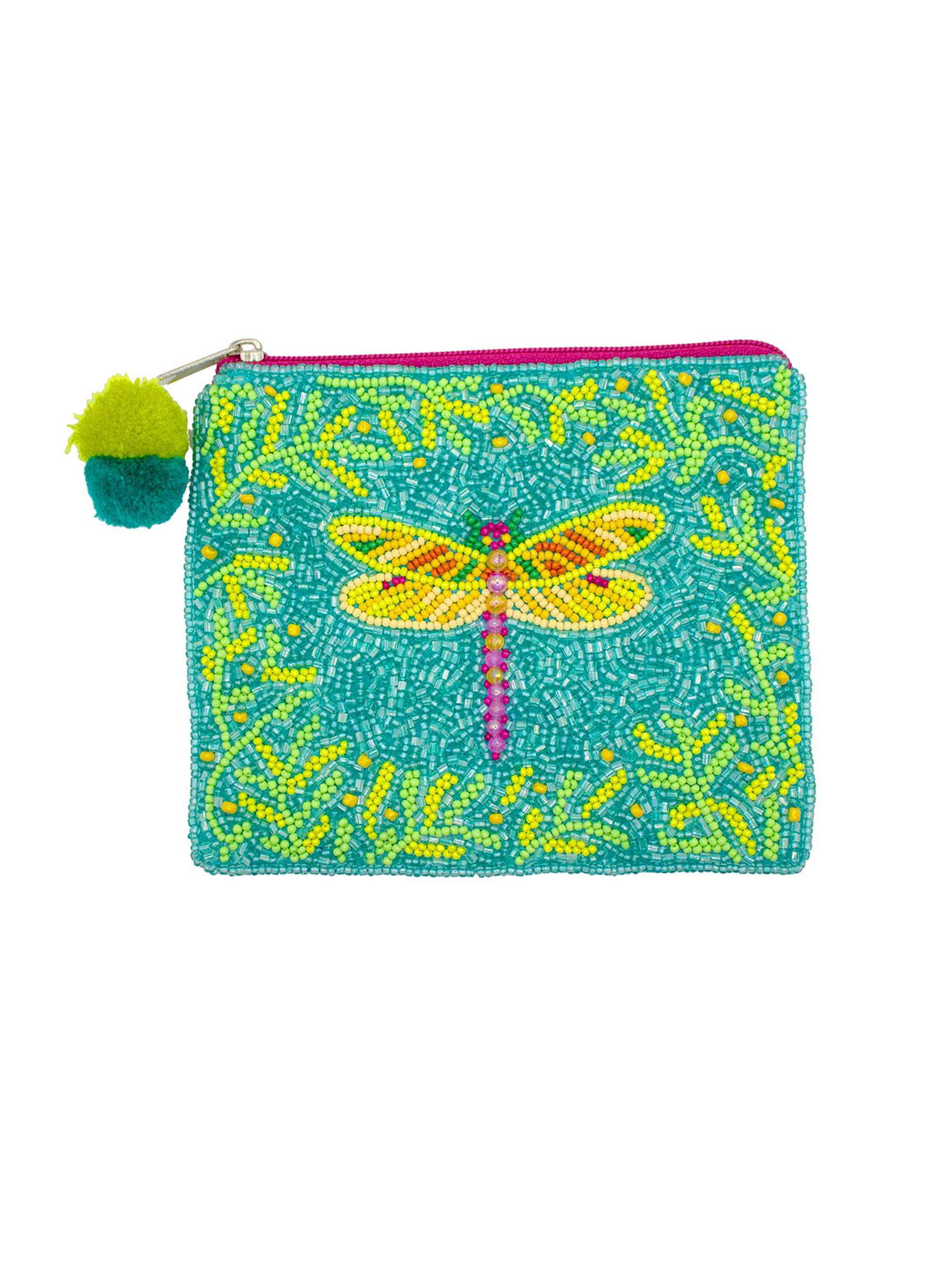 Ole - DRAGONFLY Beaded Coin Purse