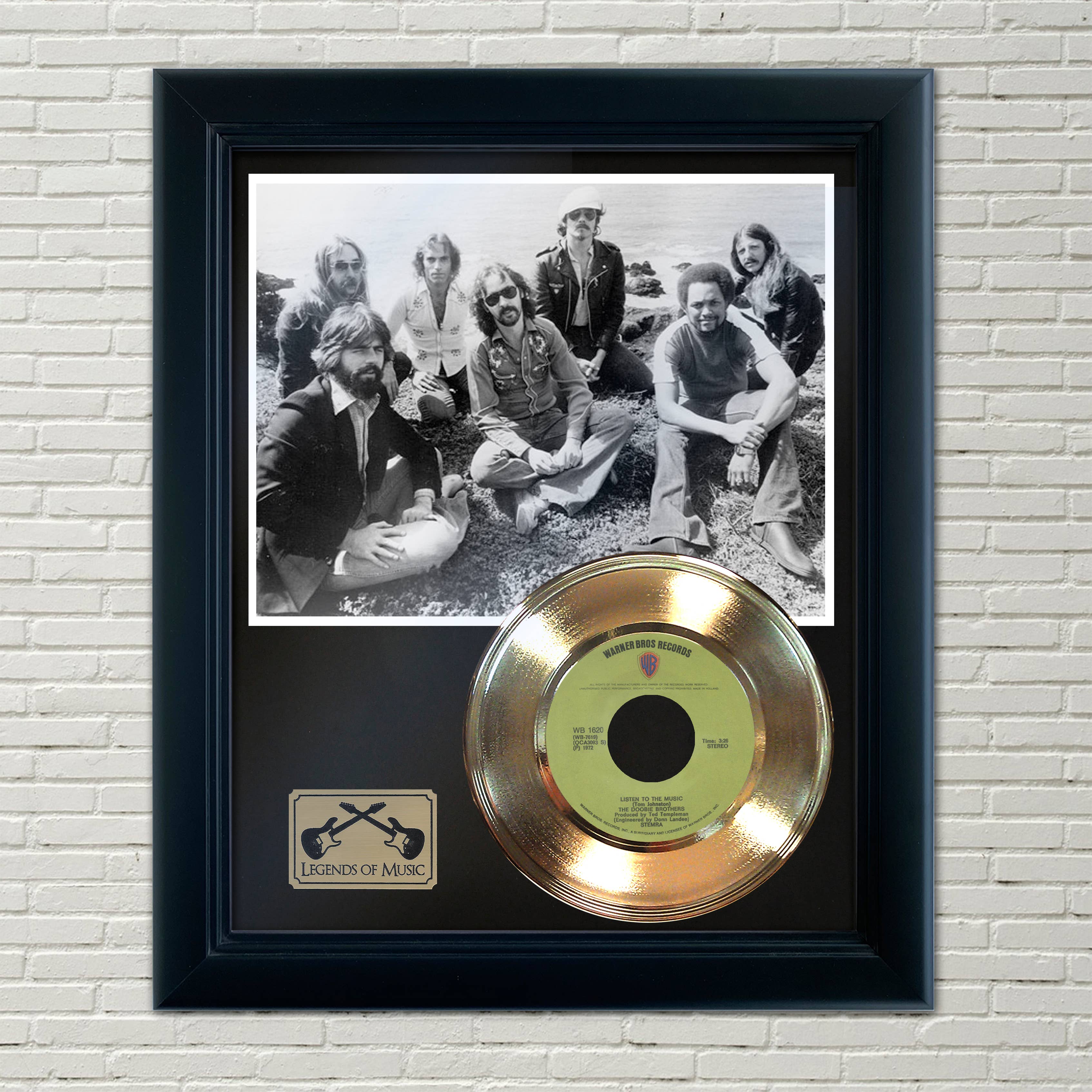 Gold Record Outlet - Doobie Brothers "Listen to the Music" Framed Record Display