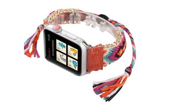 ShopTrendsNow - Boho-Chic Tribal Braided Replacement Band for Apple Watch