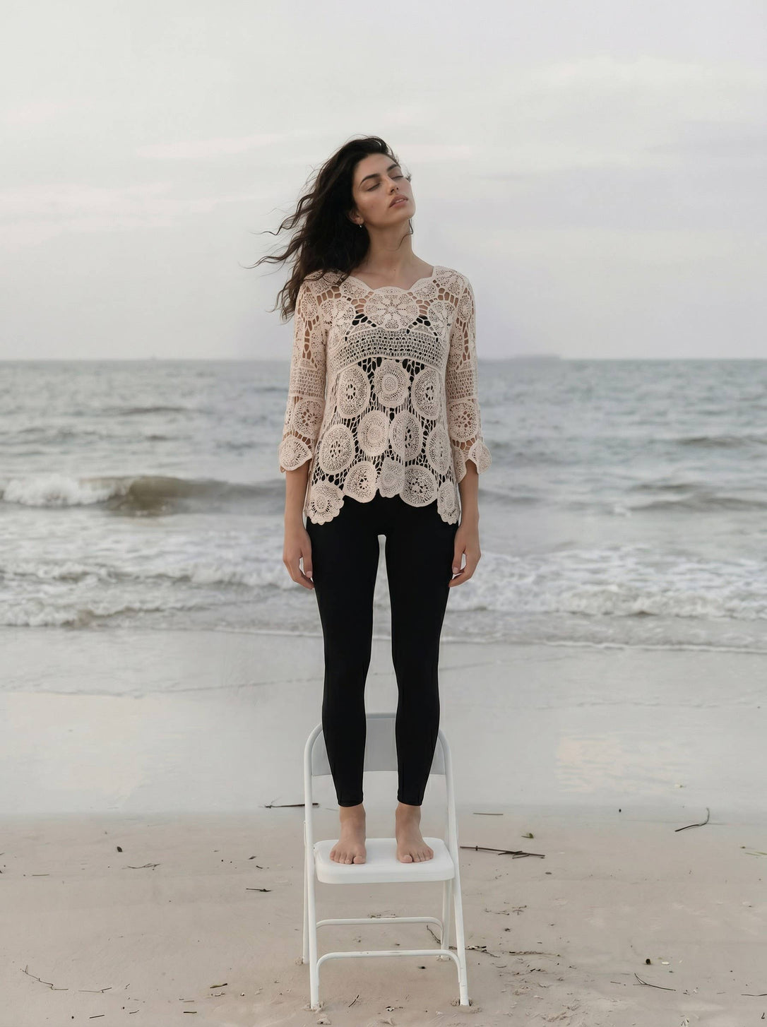 Adore - AM0711 Crochet Lace Blouse