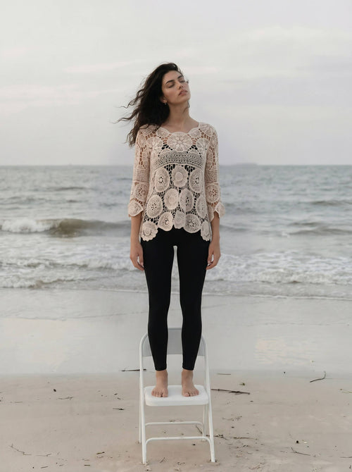 Adore - AM0711 Crochet Lace Blouse