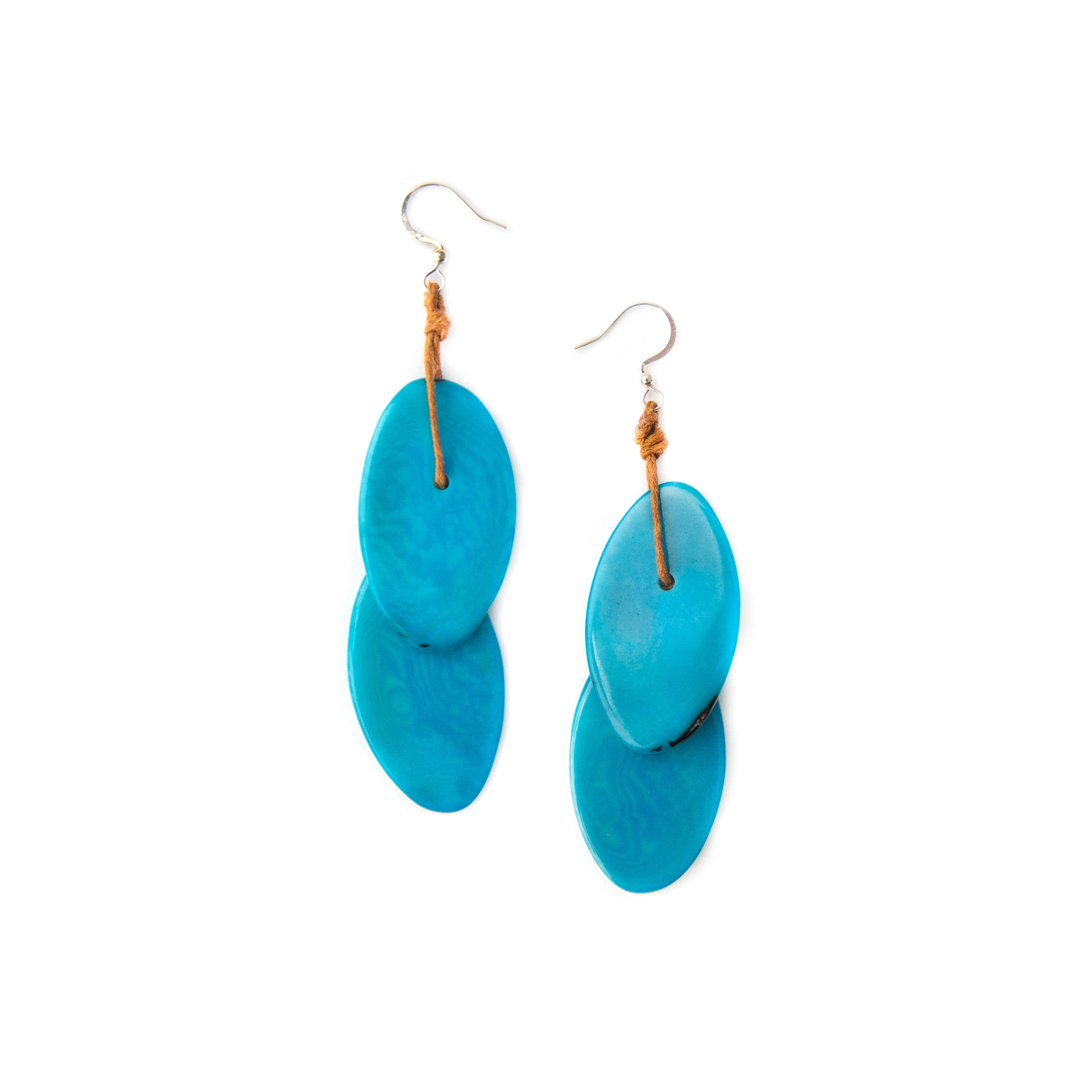 Organic Tagua Jewelry - SALE! Nici Earrings