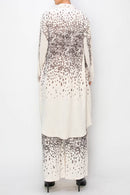 Origami Apparel ~  Lace and Crochet inspired - OLS-4690 BG/LEOROSE