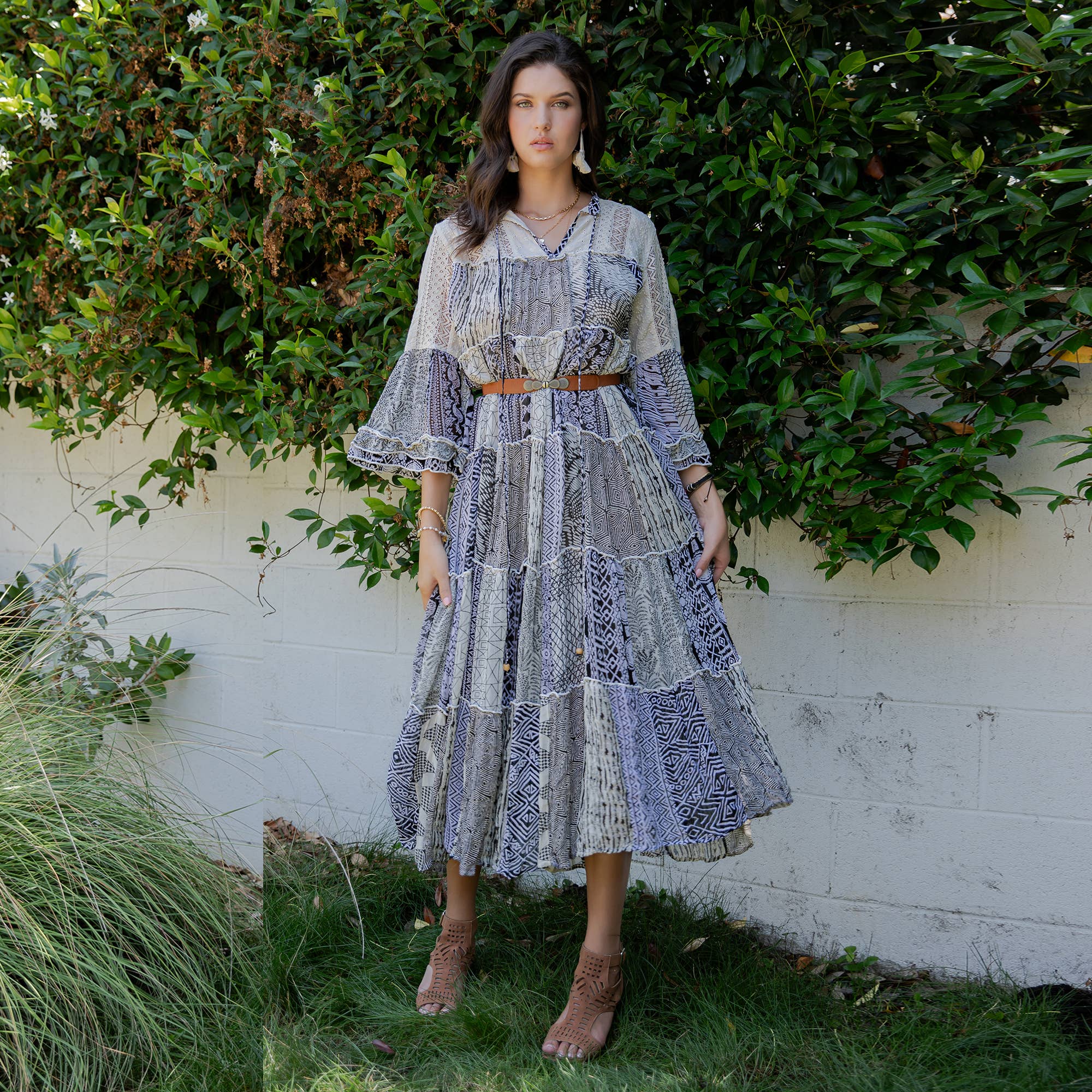 Young Threads - Timeless Long Jhabla Dress - Elegant & Chic (New Color)