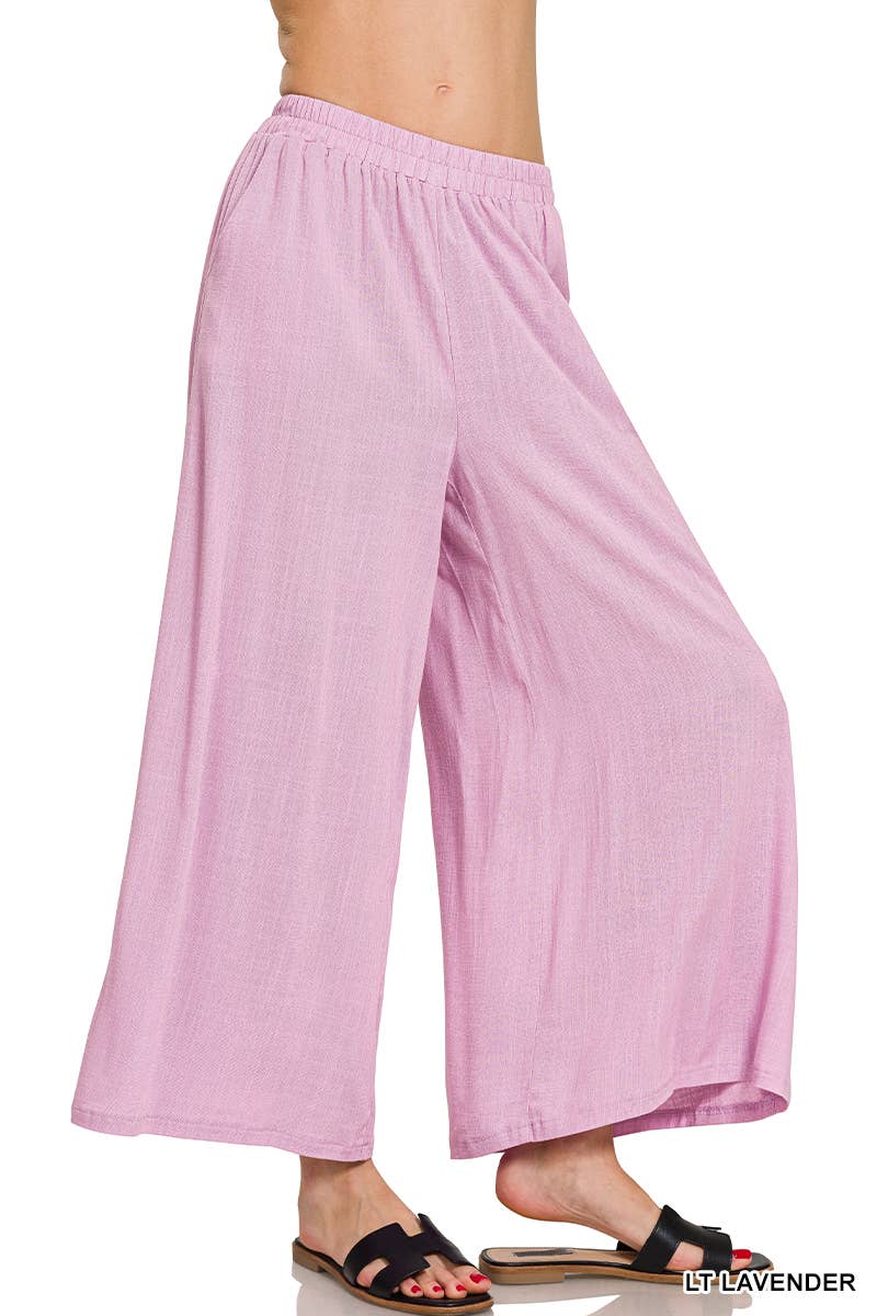 42POPS - '.....Woven Elastic Band Pants With Pocket