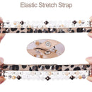ShopTrendsNow - Leopard Calf Leather and Crystal Apple Watch Band