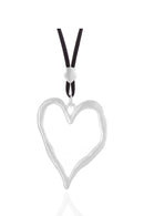 Ole - Hollow Heart Shaped Necklace