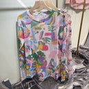 Hope & Sunshine - Tie-Dye Mesh Top