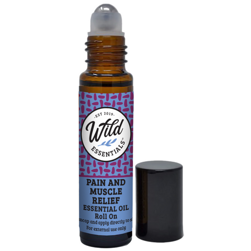Wild Essentials - Pain & Muscle Relief Essential Oil Roll On - 10ml