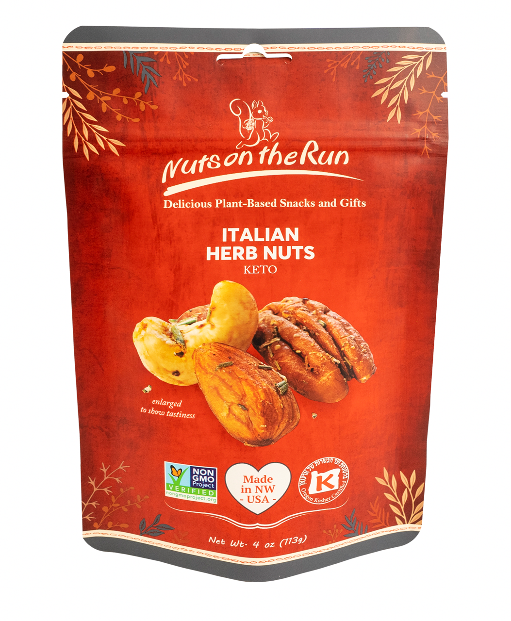 Nuts On The Run - Italian Herb Nuts