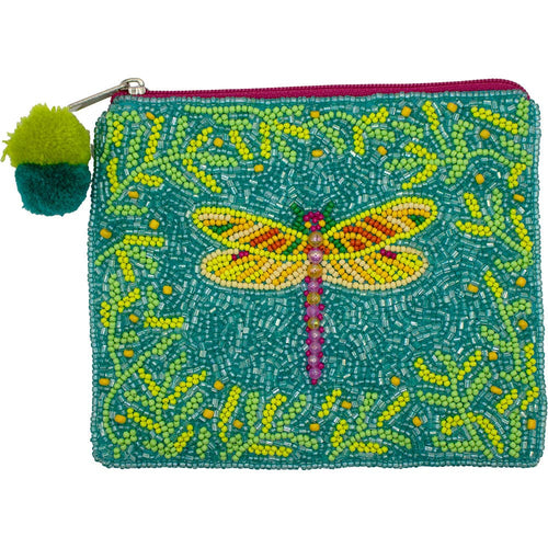 Ole - DRAGONFLY Beaded Coin Purse