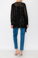 Origami Apparel ~  Lace and Crochet inspired - OLS-4637 BLACK