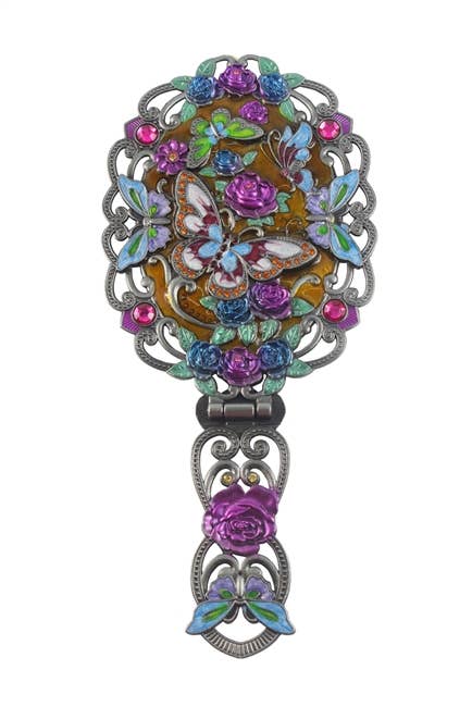 Ole - Retro Large Size Butterfly Metal Mirror M0397