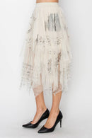 Origami Apparel ~  Lace and Crochet inspired - OLS-4546BG MS