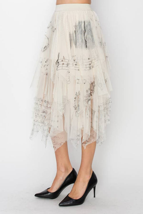 Origami Apparel ~  Lace and Crochet inspired - OLS-4546BG MS