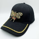 Ole - Bee Seed Bead Rhinestone Cap C0798