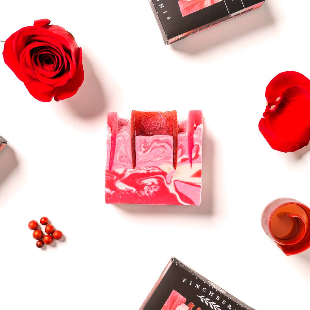 FinchBerry - Rosey Posey Vegan-friendly Gluten-free Boxed Soap