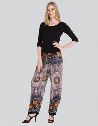 Kathmandu - Elephant Print Drawstring Harem Pant (TH-1027)