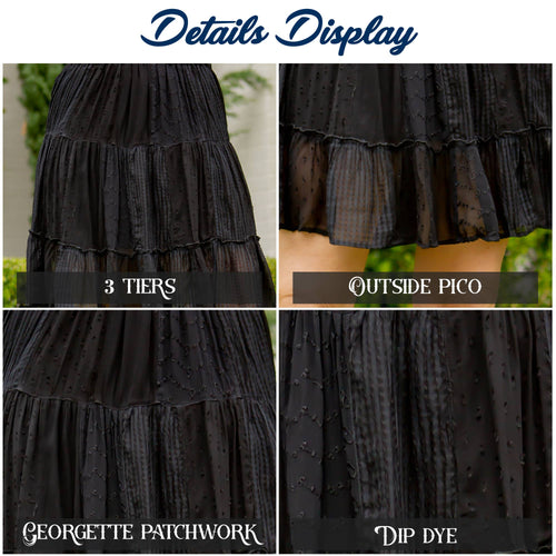 Young Threads - Western Women Mini Skirt - Multi Jacquard Fabrics (Copy)