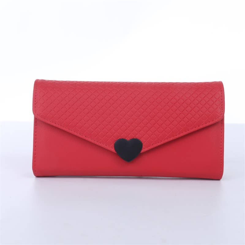 Fashion Style Group - ENVELOPE FAUX LEATHER FASHION WALLET