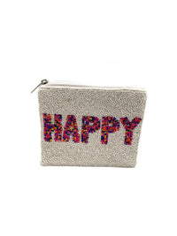 Ole - HAPPY Beaded Coin Purse LAC-CP-1000