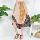 Young Threads - Bohoemian Mid-Length Skirt with Rayon Print (New Color) SK23162