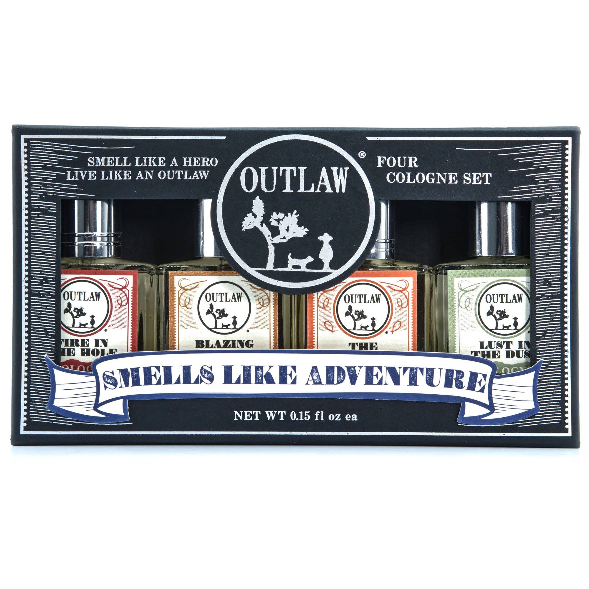 Outlaw - Outlaw Sample Cologne Gift Set - A boxed set of 4 colognes to try