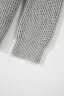 Fiery Red Sweet Bow Front Knit Cardigan