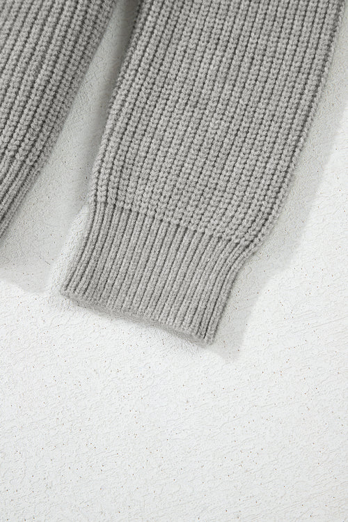 Fiery Red Sweet Bow Front Knit Cardigan