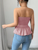 Hope & Sunshine - Solid Color Strapless Tube Top