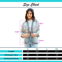 YOUNG THREADS - Western Bohemian Georgette Kimono Shirt