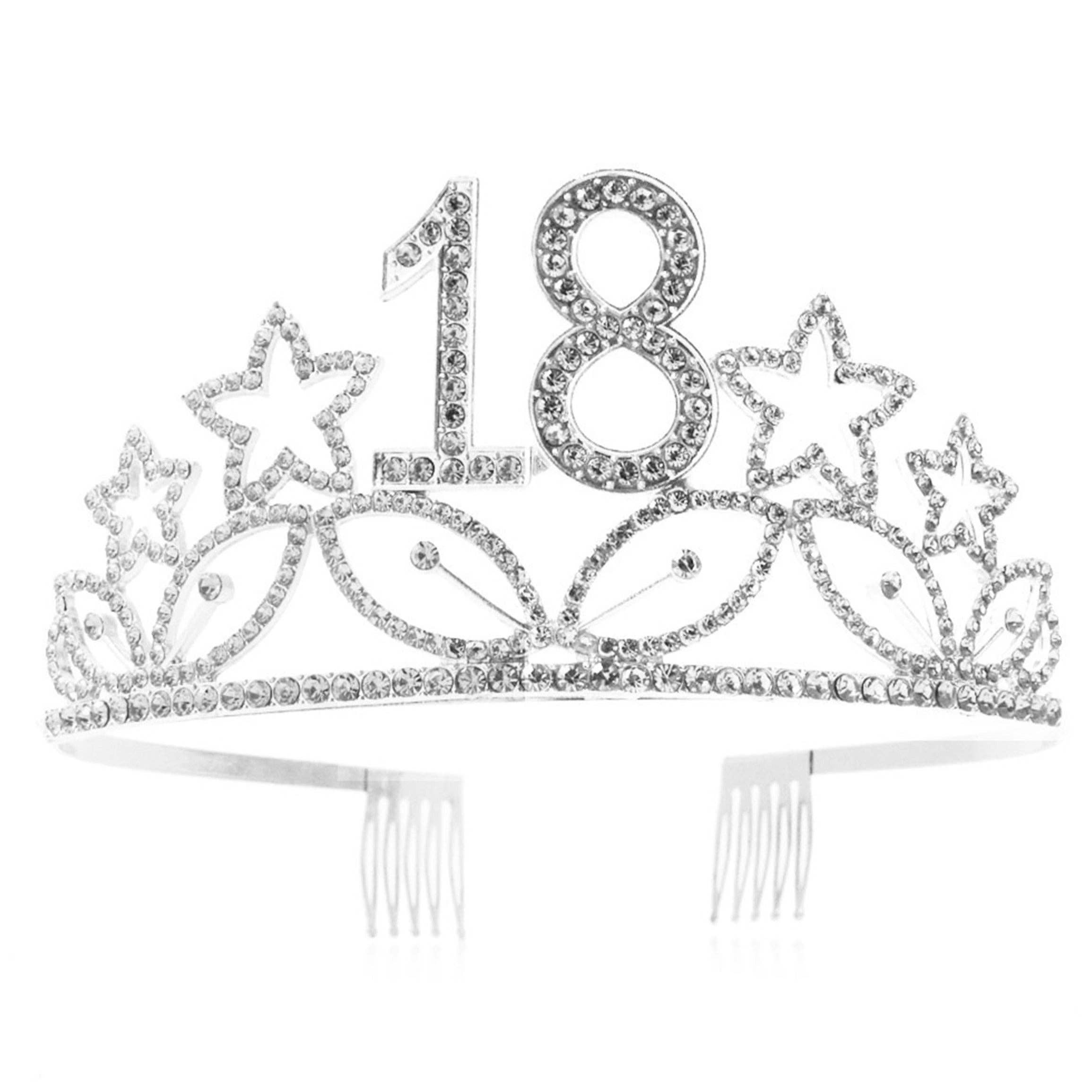 Ole - Birthday Star Rhinestone Crown Headband L3959