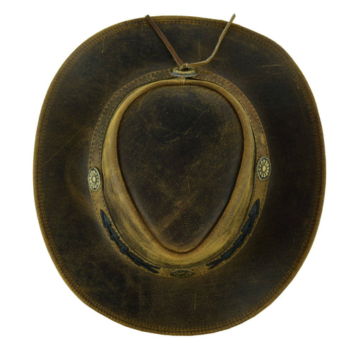 Lesa collection inc - Sahara Leather Hats Western Style for Men and Women shapeabl