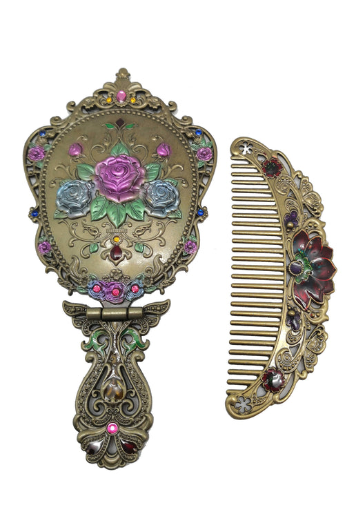 Ole - Classical Rose Metal Mirror Set