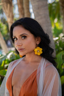 Organic Tagua Jewelry - Rosalia Earrings