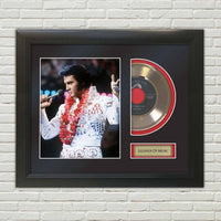 Gold Record Outlet - Elvis Blue Suede Shoes Legends of Music Gold Display