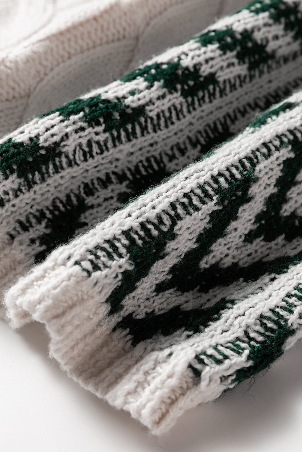 Brown Colorblock Patchwork Knotted Back Loose Fit Sweater