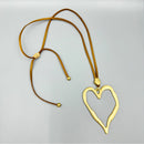 Ole - Hollow Heart Shaped Necklace