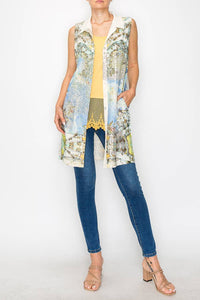 Origami Apparel ~  Lace and Crochet inspired - OLS-4756BG-RENASSIAN