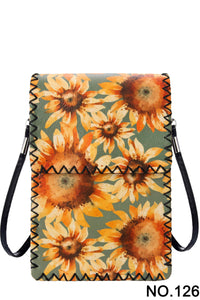 Ole - Sunflower Print Crossbody HB0580 - NO.126