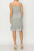 Origami Apparel ~  Lace and Crochet inspired - OLS-4672 GREY