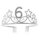 Ole - Birthday Star Rhinestone Crown Headband L3959