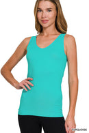 42POPS - ",,..2 Way V-neck/Scoop neck Seamless Tank