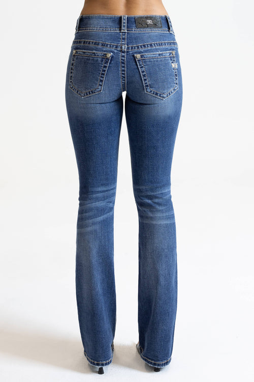 Miss Me - M3636B95V- 32" midrise bootcut jeans