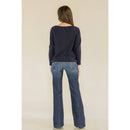 Perseption - OVERSIZE SCOOP NECK WIDE CUFF DOLMAN SWEATER